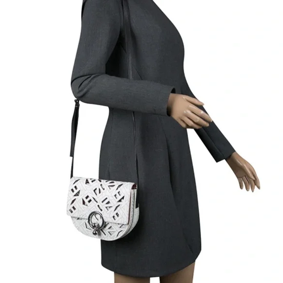 KENZO Hot Pink Laser Cut Leather Flying Crossbody Bag in Pristine Condition - Picture 3 of 17